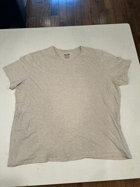 Mossimo Supply Co. Men's Short Sleeve Crew T-Shirt - Light Beige Heather